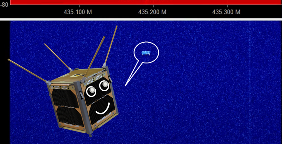 Listening out for LEDSAT