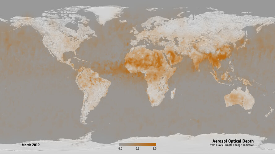 Aerosol optical depth