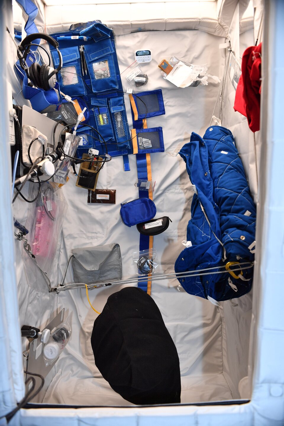 Schlafquartier für die Besatzung in Columbus