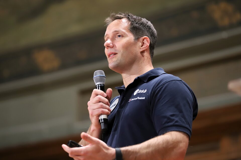 Première rencontre avec le grand public pour Thomas Pesquet depuis la fin de sa mission Alpha