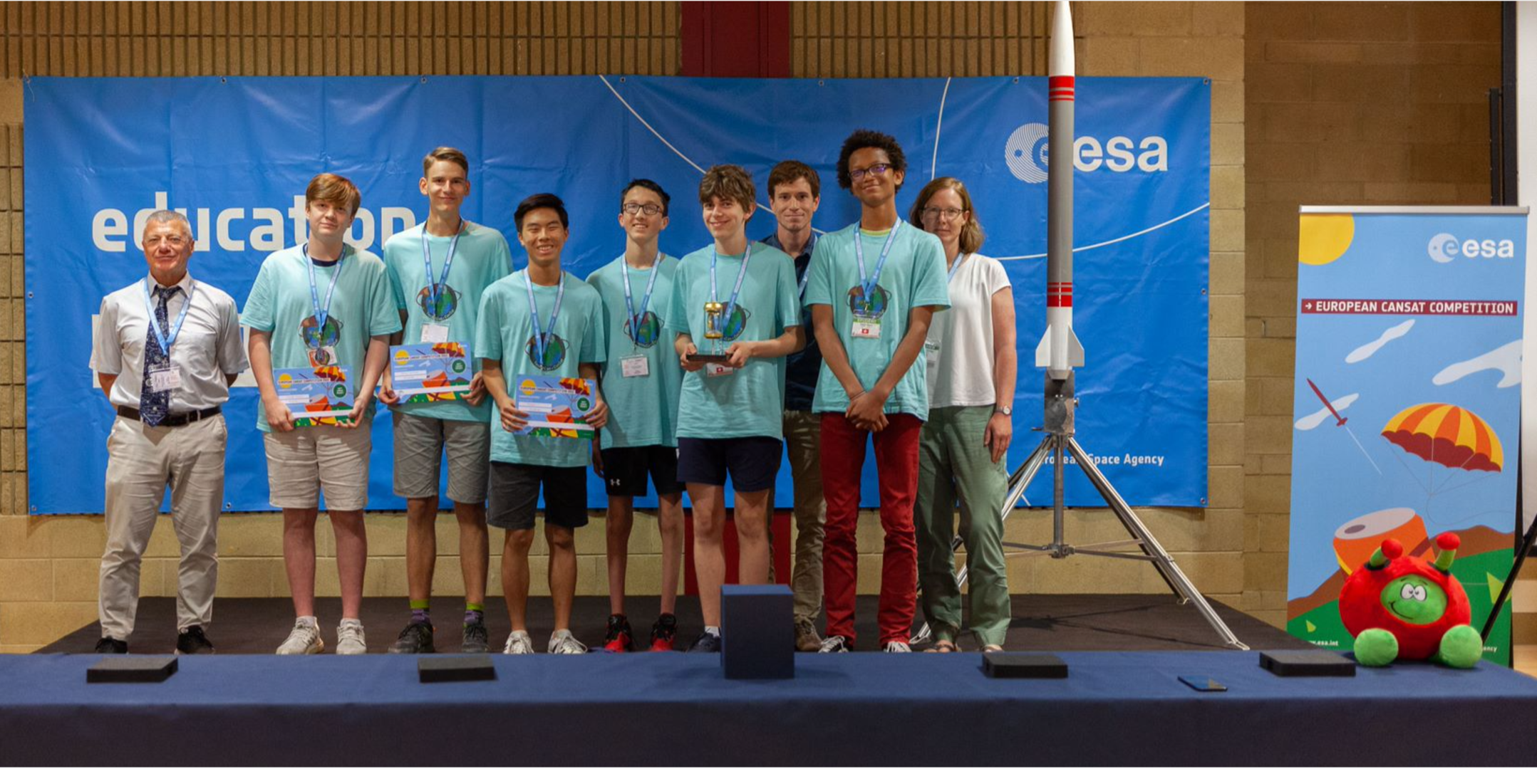 Best CanSat Project went to to YesWeCan from Switzerland