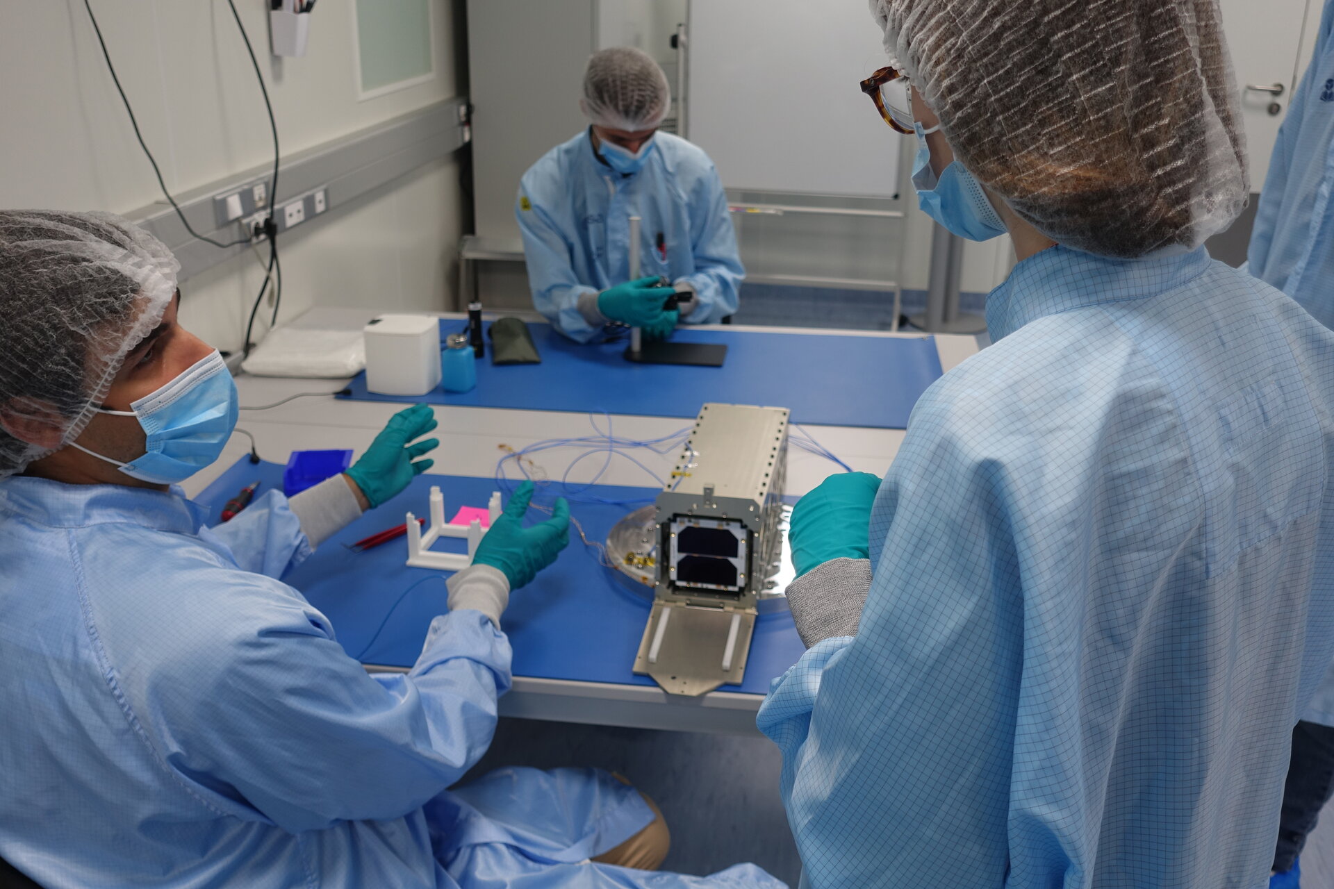 ISTSat-1 inside the deployer