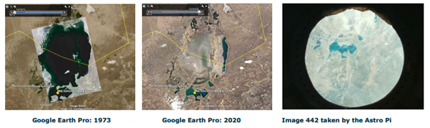 The Aral Sea, located between Kazakhstan and Uzbekistan, photographed by team Adastra.