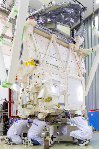 On knees for EarthCARE