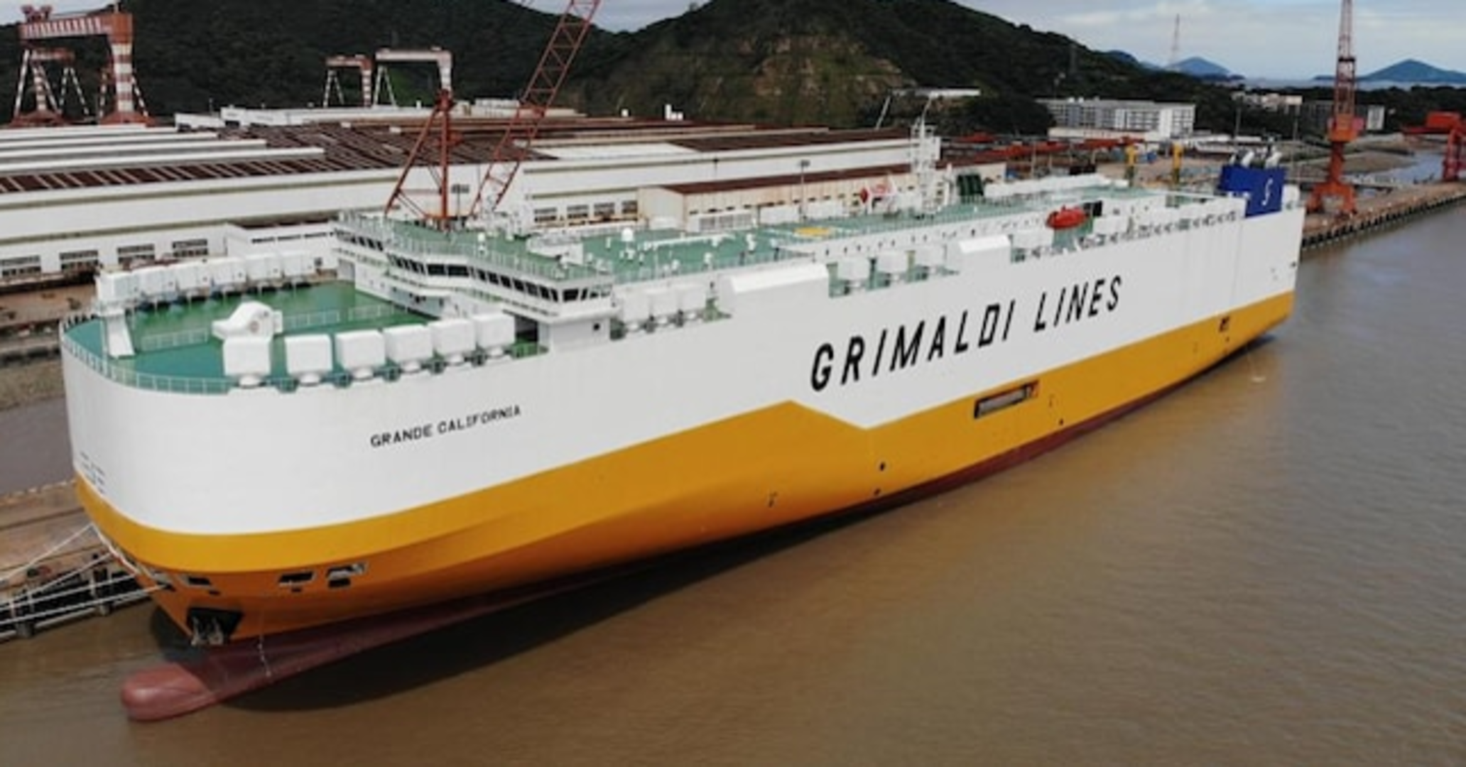 Grimaldi car and truck carrier