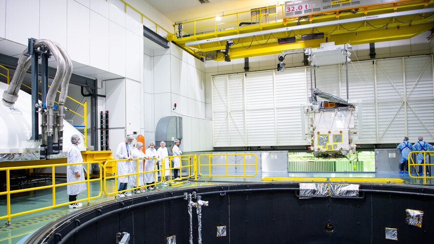 EarthCARE up and over