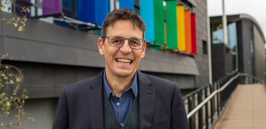 Dider Queloz, Physics Nobel Laureate 2019. Credit: Nick Staffel – University of Cambridge