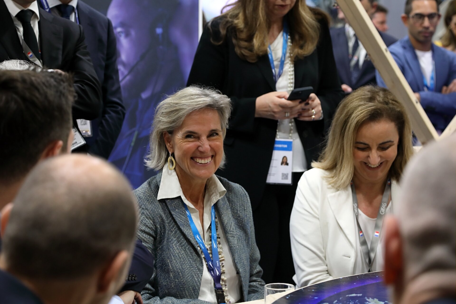 Simonetta Cheli, ESA's Director of Earth Observation, during a new Copernicus signature event. 