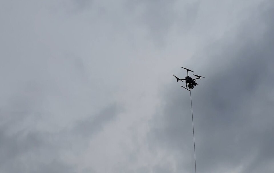 Master tethered drone