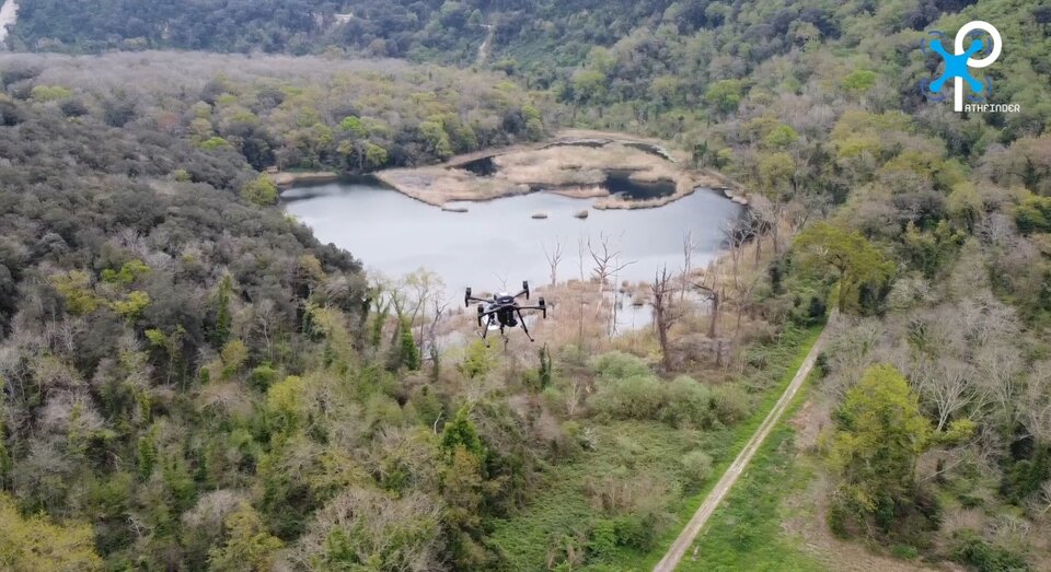 Overflying Astroni Nature Reserve