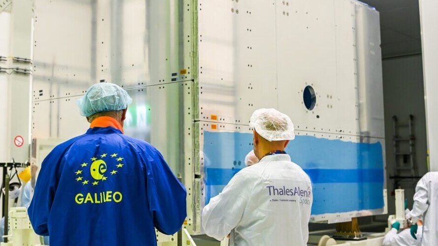 G2 satellite model arrives at ESTEC