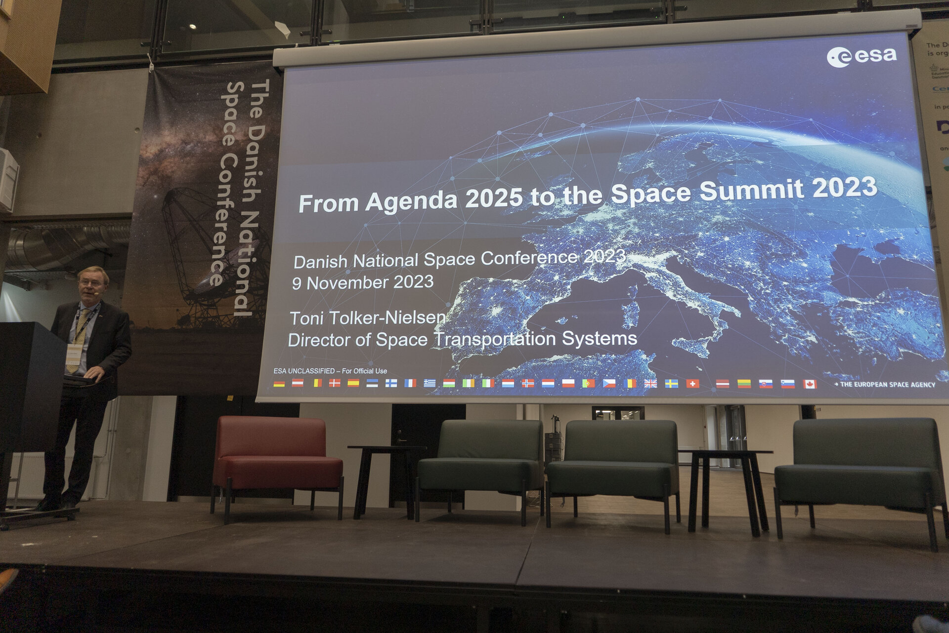 Toni Tolker-Nielsen, Acting Director of Space Transportation in ESA