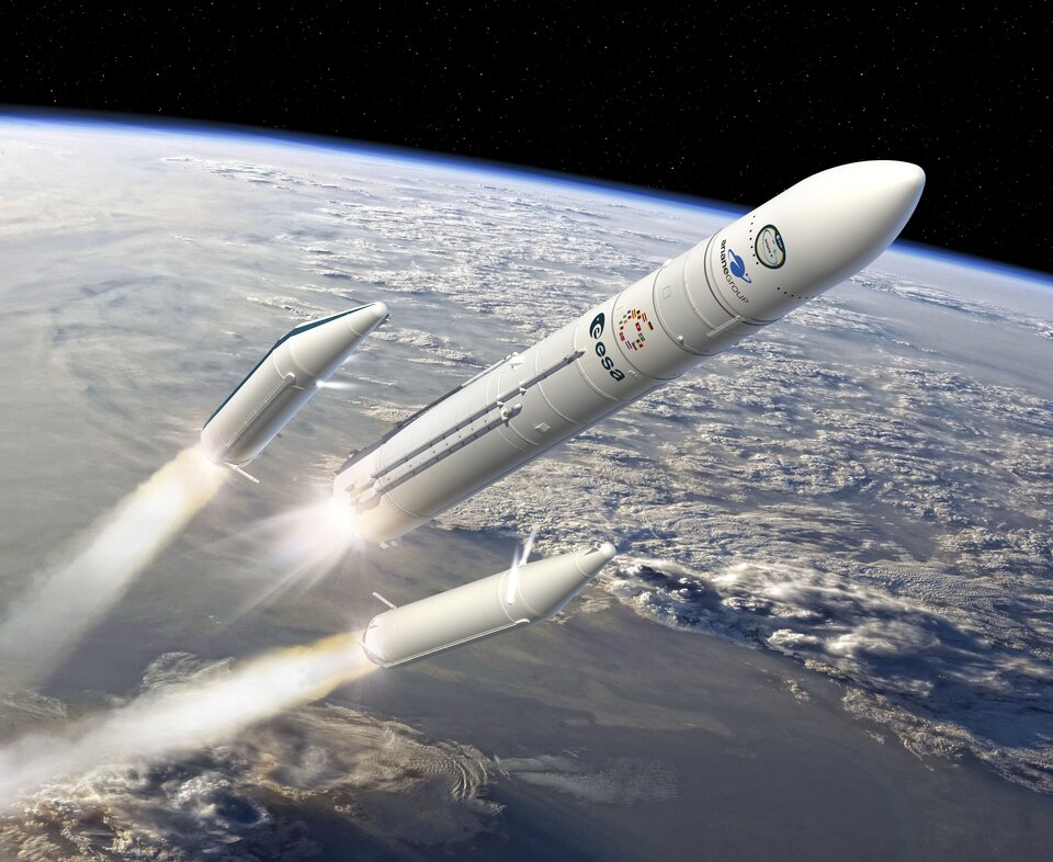 Vue d'artiste d'Ariane 6