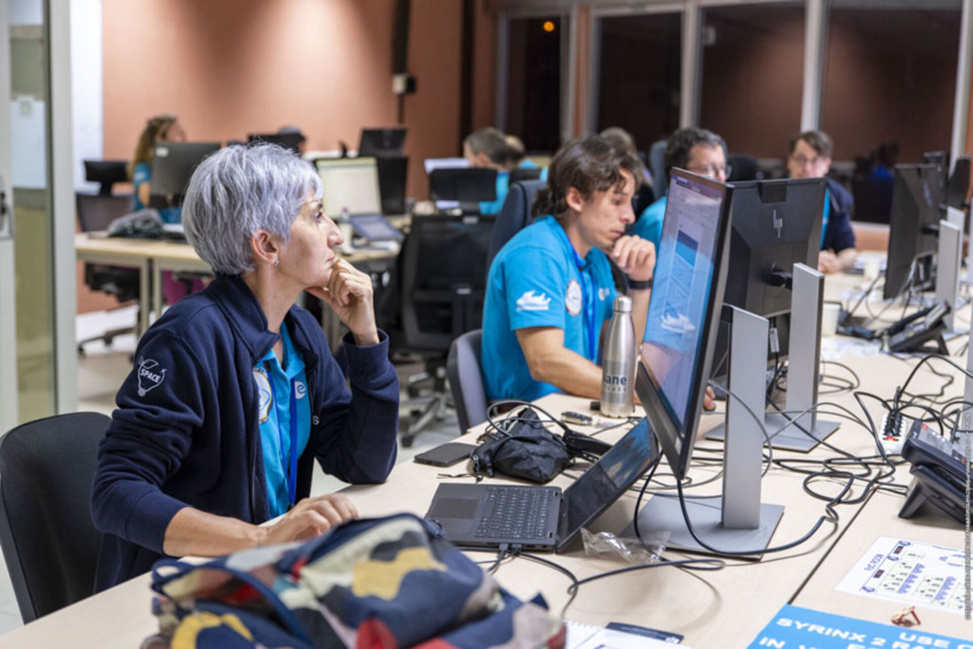 Fabienne at Ariane 6 control centre