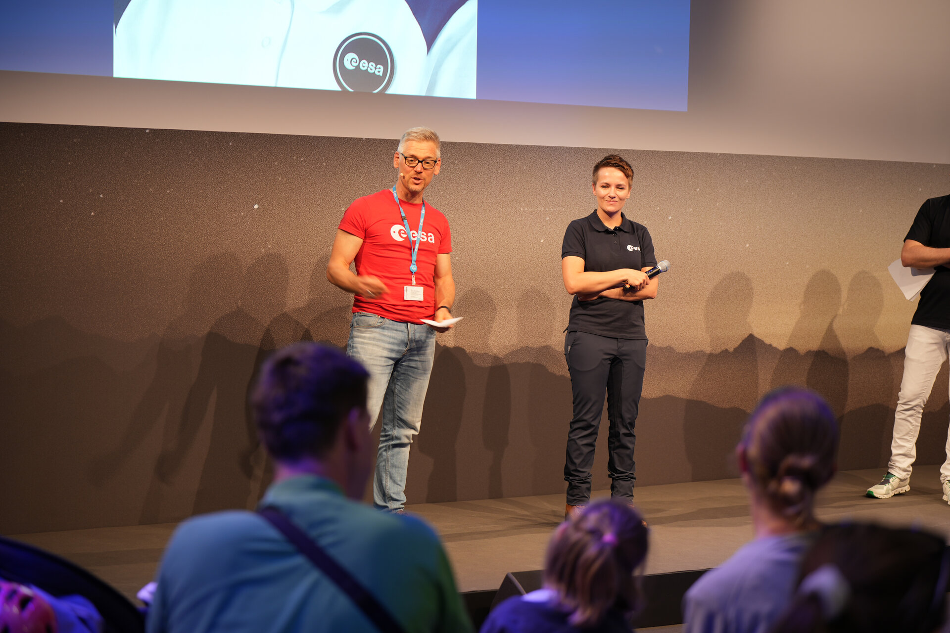 Second public day of ILA 2024 - Talk with ESA reserve astronaut Amelie Schoenenwald.