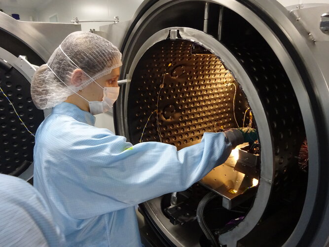 Lore at ESA's Cubesat Support Facility