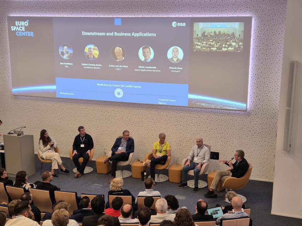 Three panels of industry representatives discussed topics related to CubeSats. 