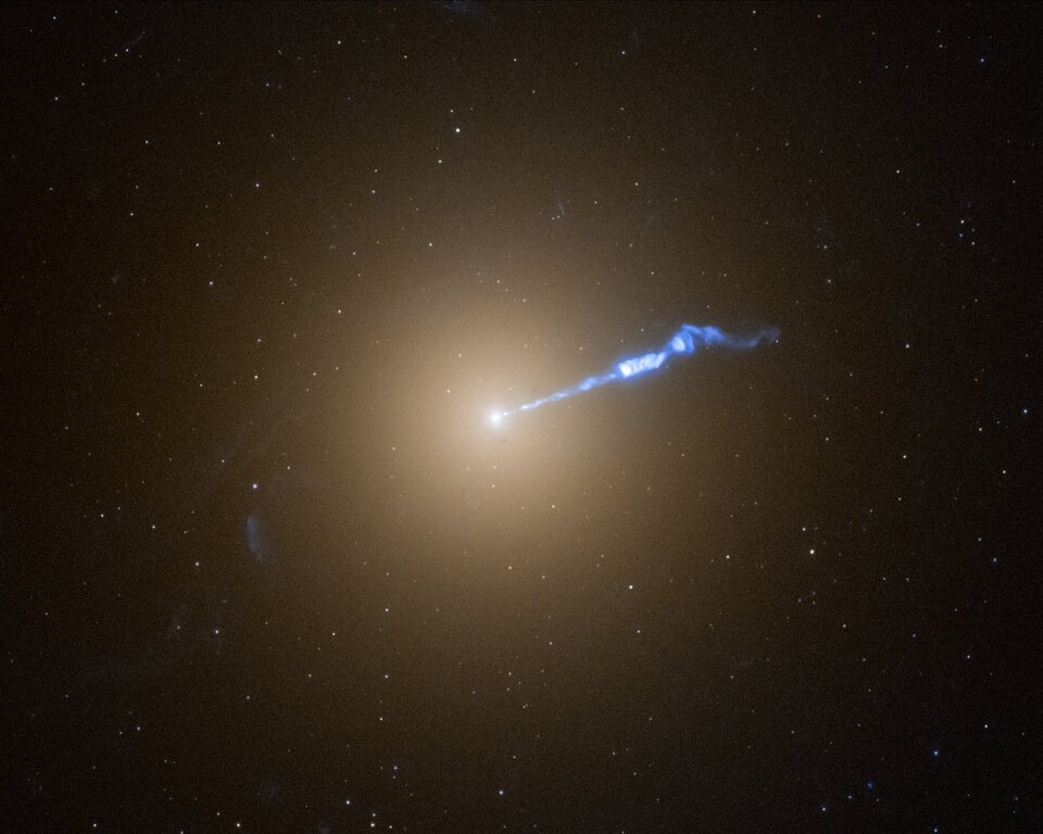 Hubble's view of M87 galaxy