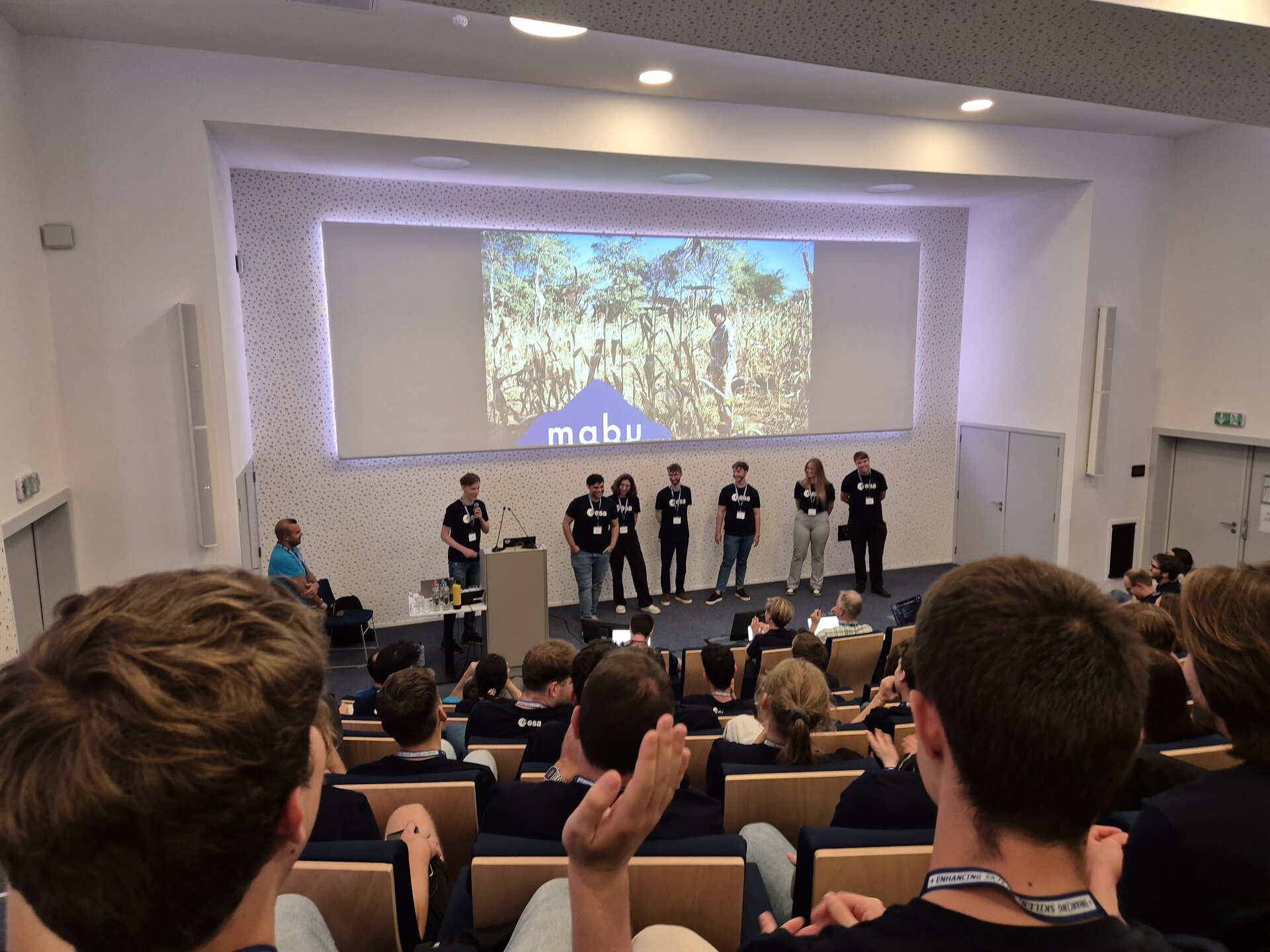 Students presenting their work during the CubeSat Summer School 2024