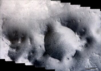 ExoMars TGO view of frost-fringed polygons