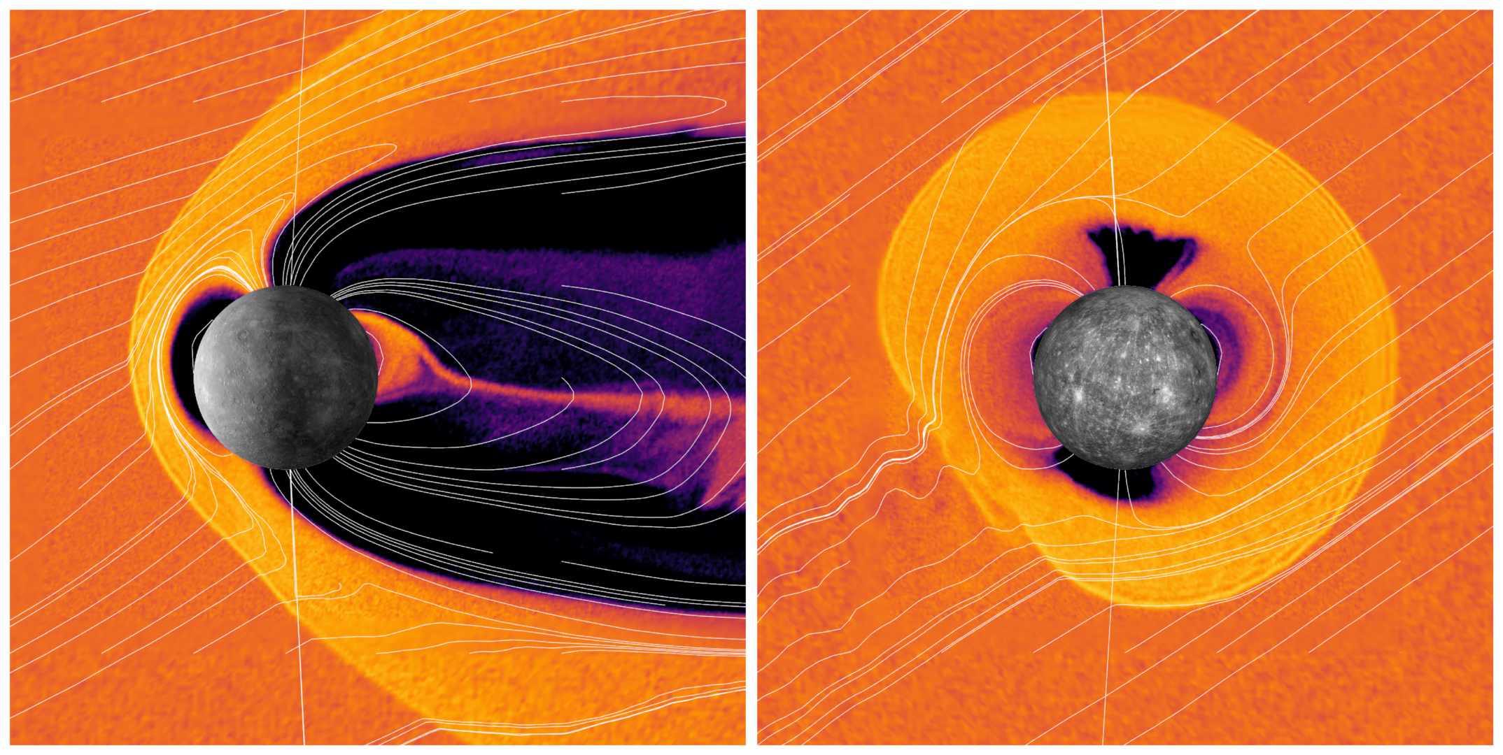 Simulation of Mercury’s magnetic environment 
