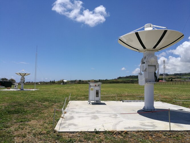 Galileo antenna in Réunion
