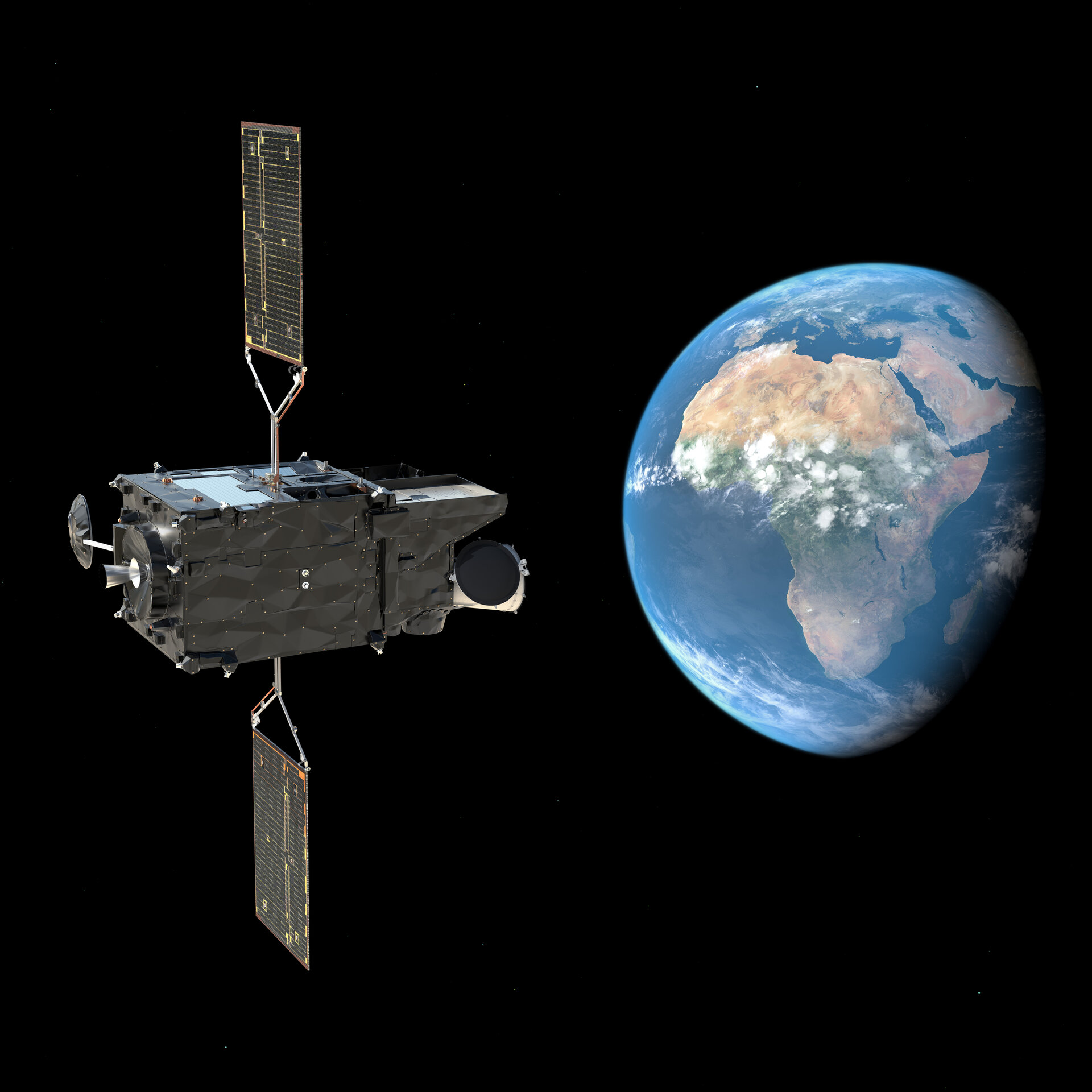 MTG-Sounder satellite over the equator