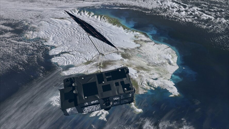 Copernicus Sentinel-3 over ice