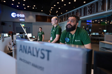 Biomass mission control team