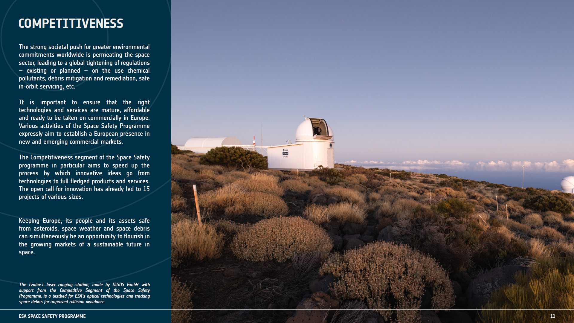 Space Safety Programme CM25 Brochure - page 11