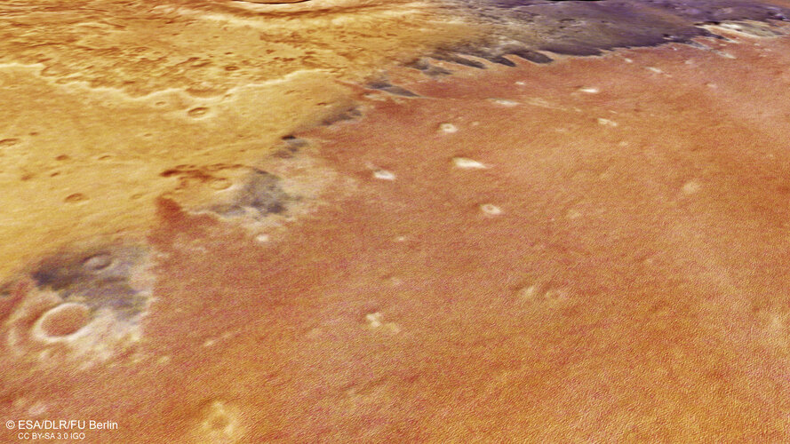 A bird’s-eye view of Arcadia Planitia