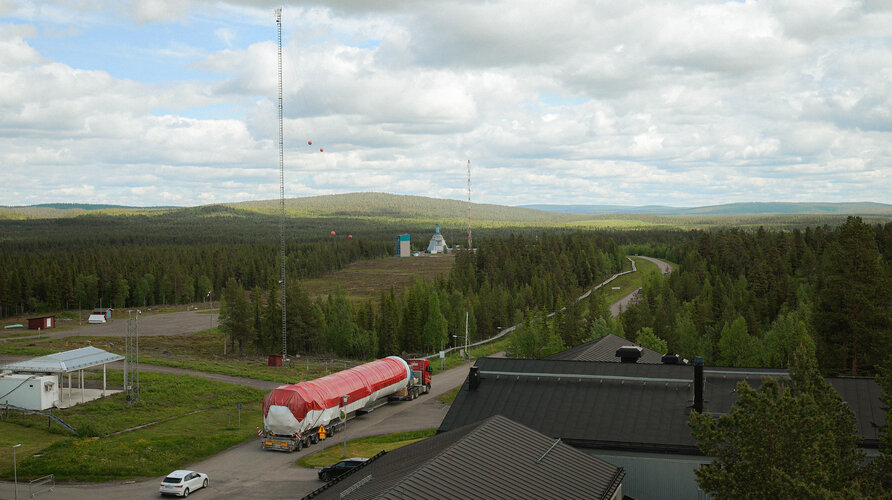 Themis on the way to Kiruna