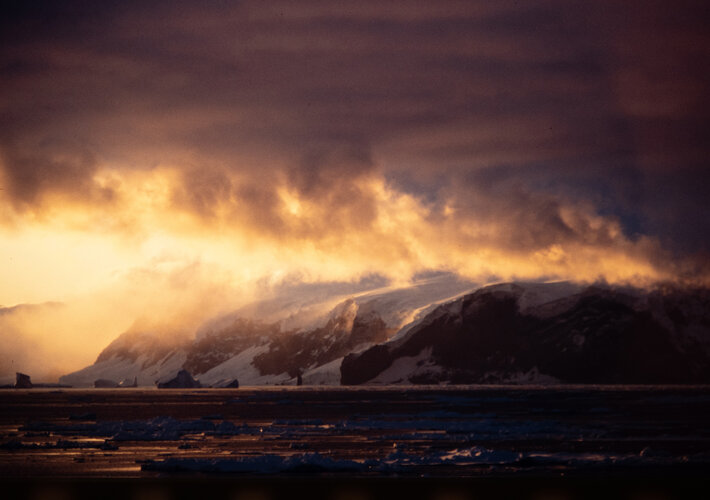 The Balleny Islands in the Southern Ocean