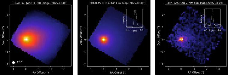 Webb observations of interstellar comet 3I/ATLAS