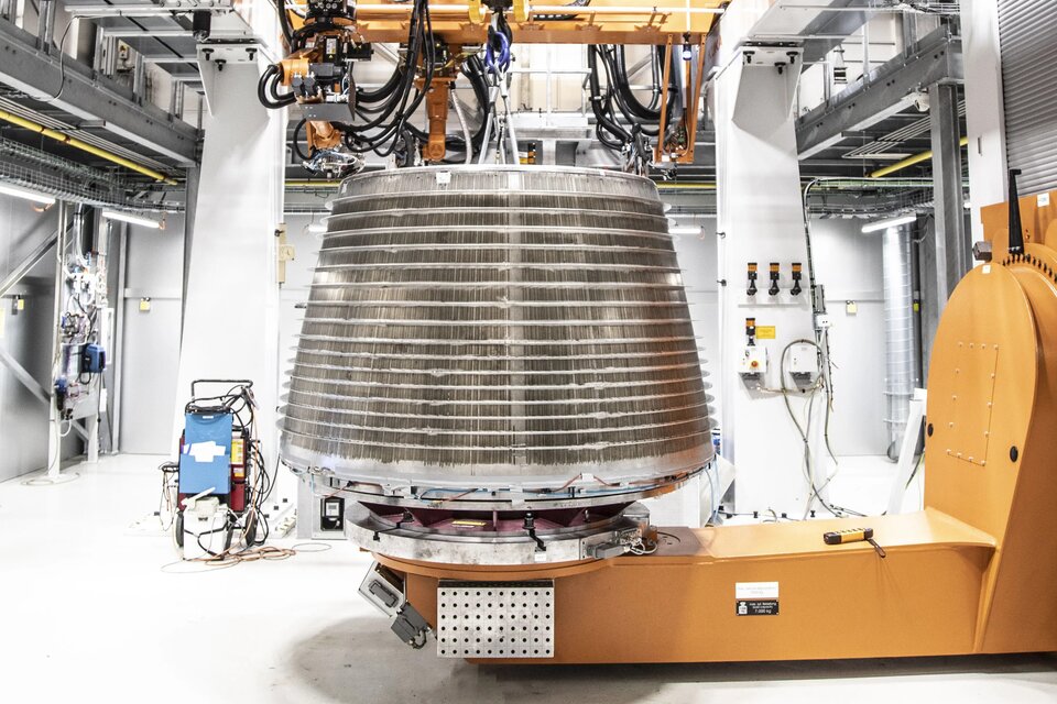 Ariane 6 Vulcain 2.1 engine nozzle extension in production 