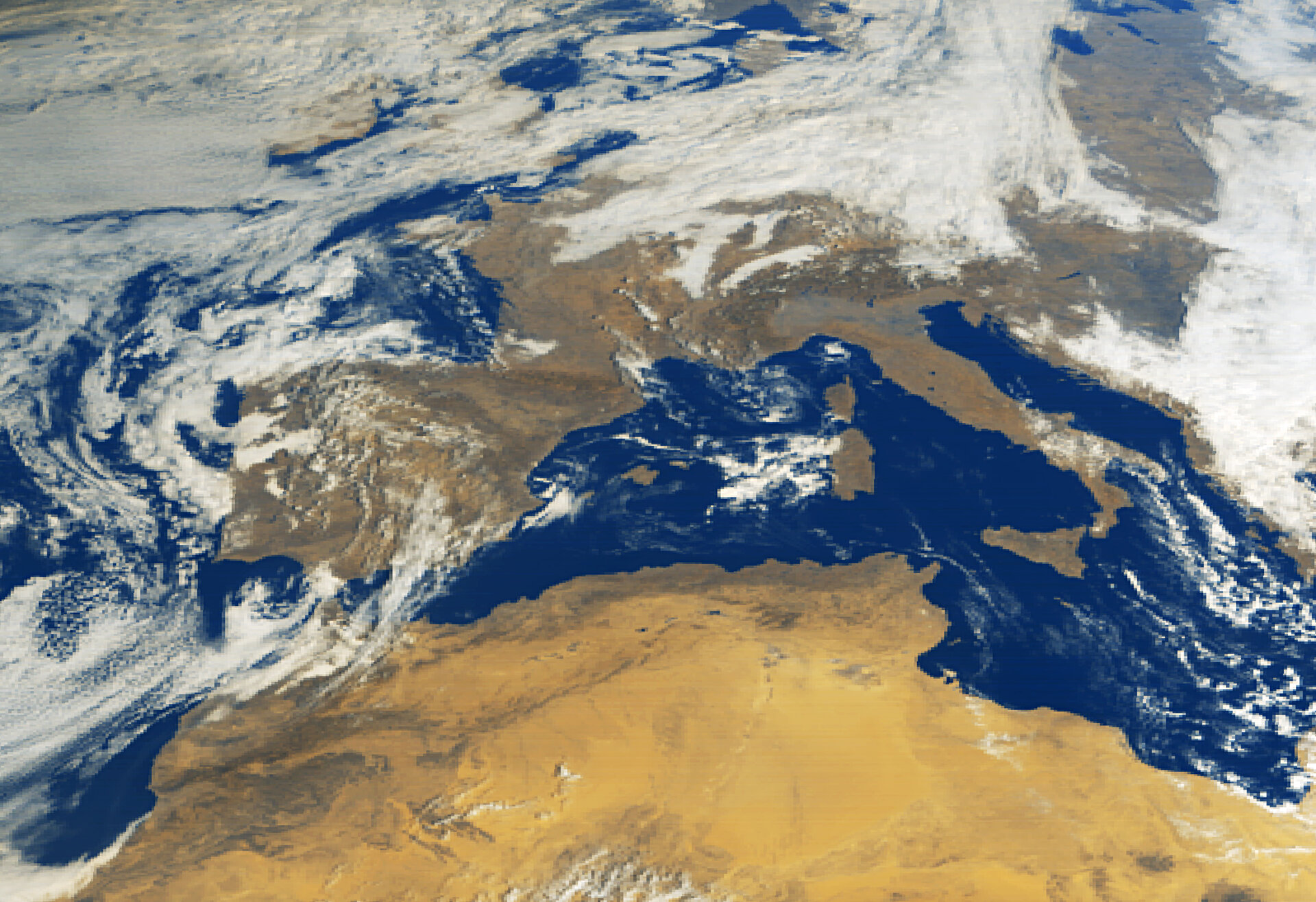 Europe and North Africa from Sentinel-4