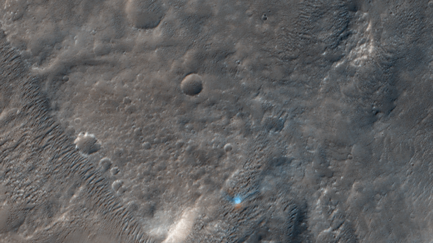 ExoMars TGO catches a dust devil on Mars – stereo mode