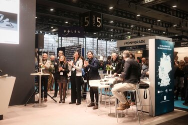 At the ESA stand at Space Tech Expo Europe 2024