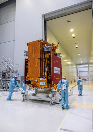 Transferring Sentinel-1D for fuelling