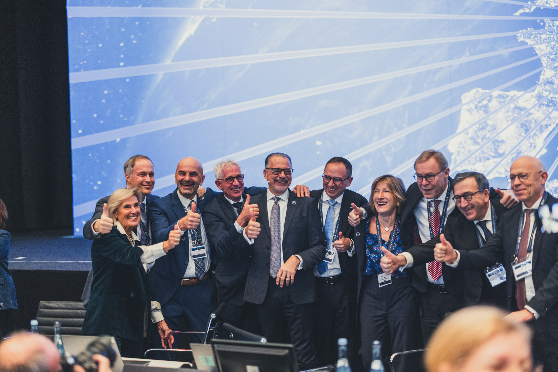 ESA directors at Ministerial Council in Bremen