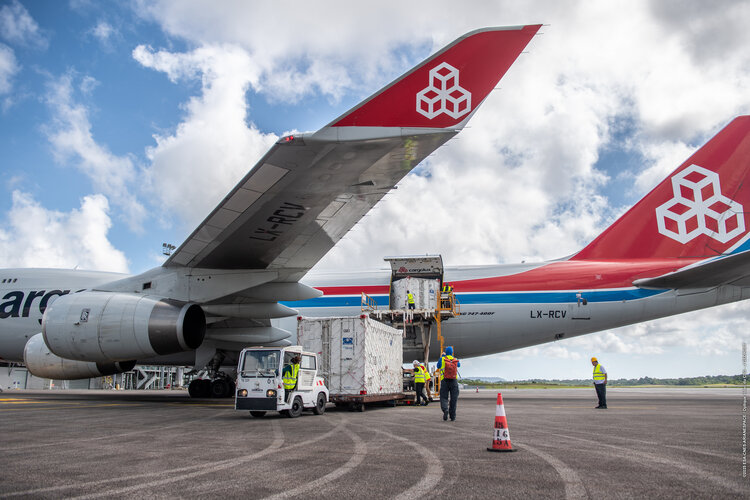 Galileo satellites arrive in French Guiana