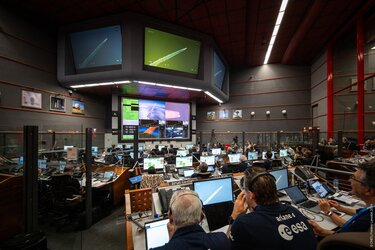 Jupiter 2 control centre during Ariane 6 first flight