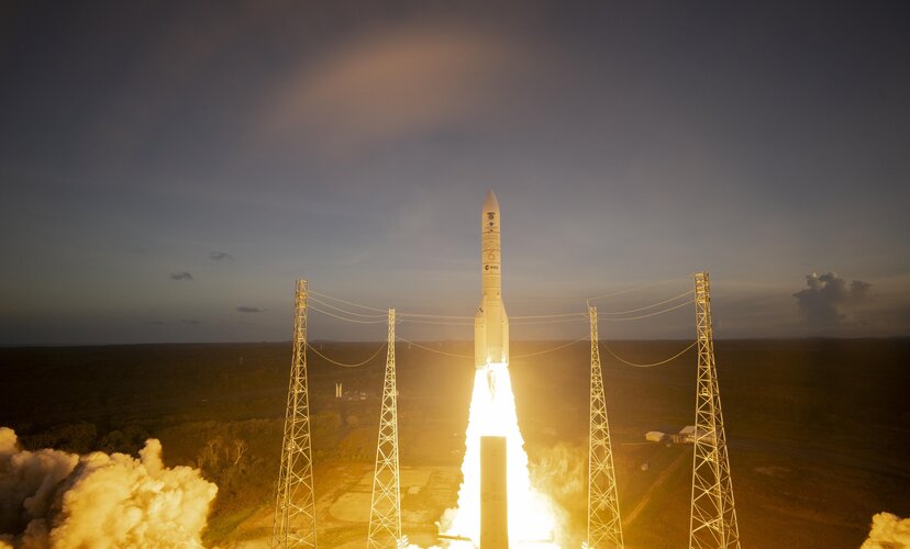 Sentinel-1D lifts off on Ariane 6 