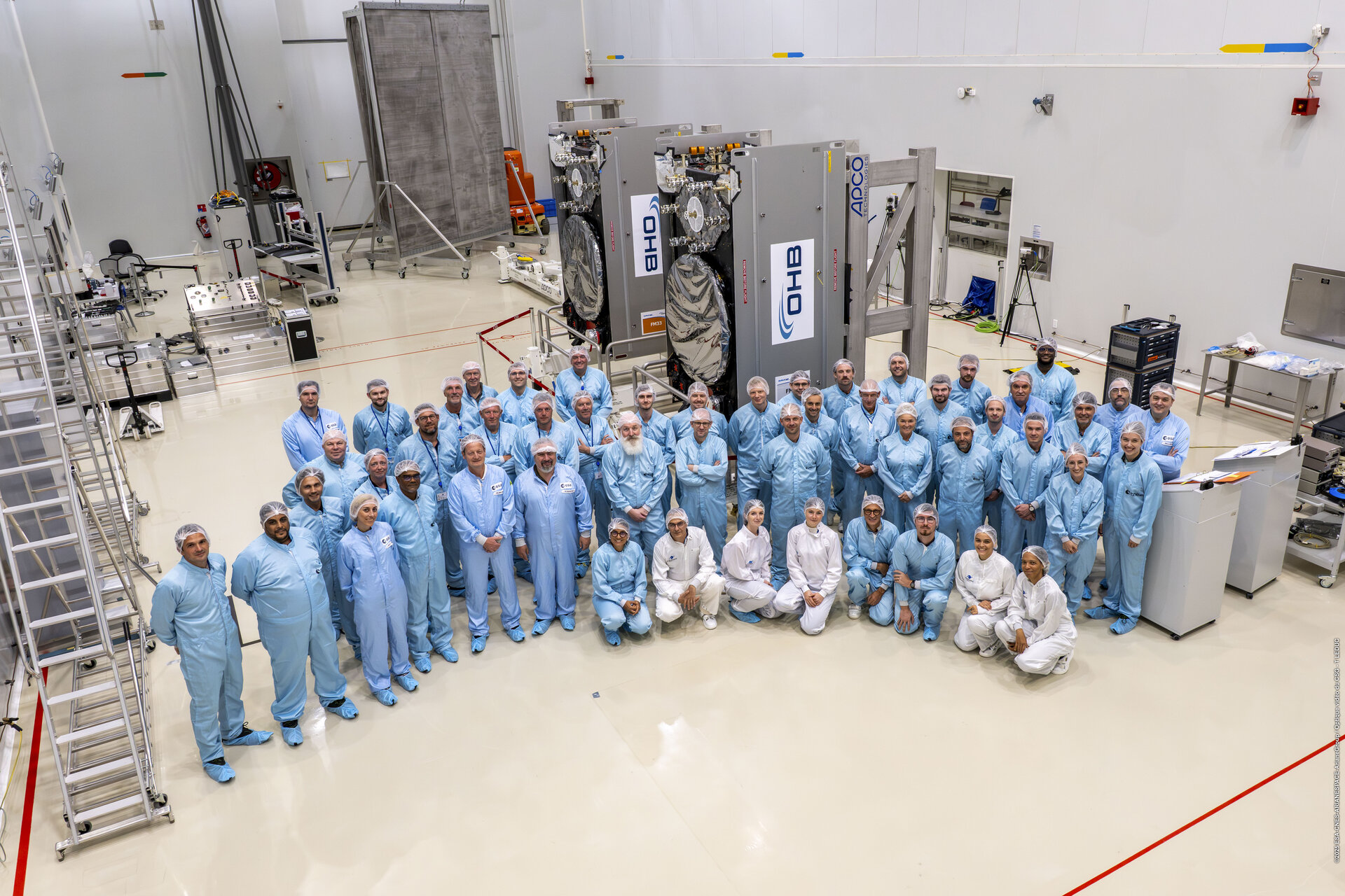 Galileo L14 team in Kourou (2025)