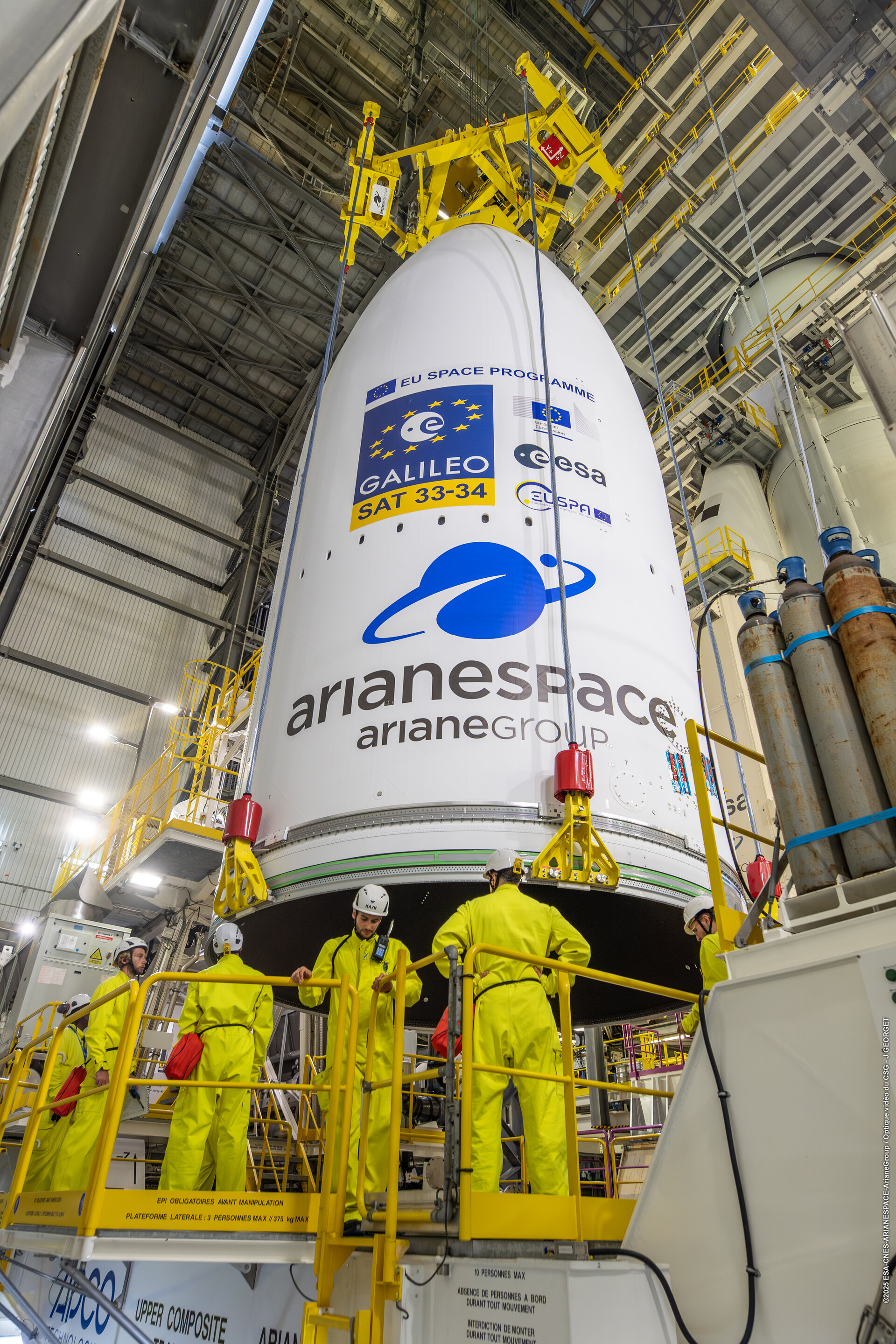 Galileo launch 14 satellites placed on Ariane 6 rocket