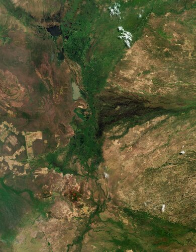 The Copernicus Sentinel-2 mission takes us at the Brazilian-Bolivian border over part of the Pantanal region, a unique ecosystem, home to an impressive variety of plants and wildlife.