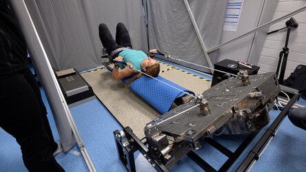 Sophie Adenot training on E4D