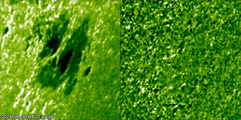 Surface imprint of a solar flare