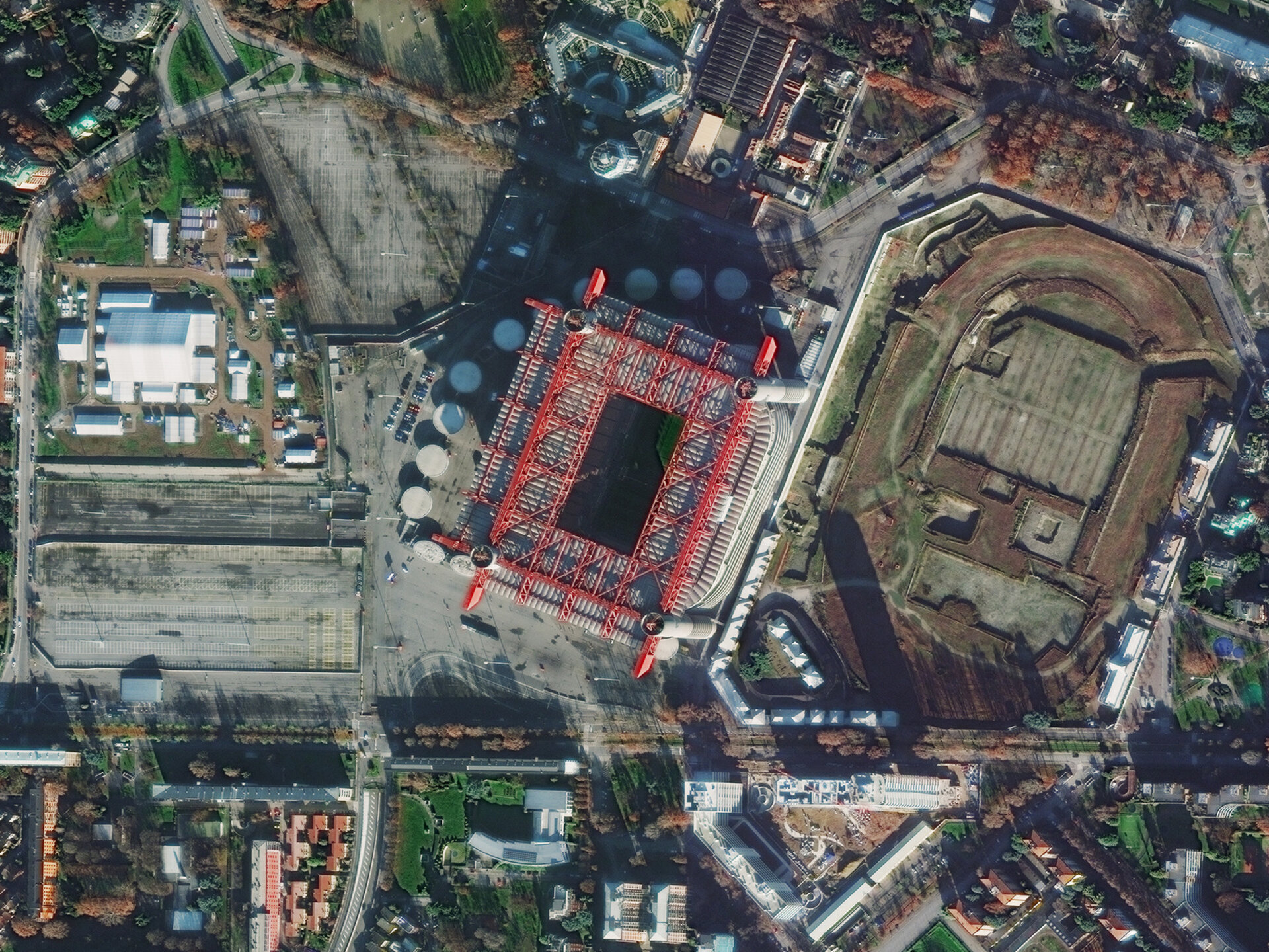 San Siro Stadium in Milan, Italy