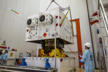 Smile unboxing at Europe's Spaceport